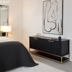 Aimee 170cm Buffet - Black