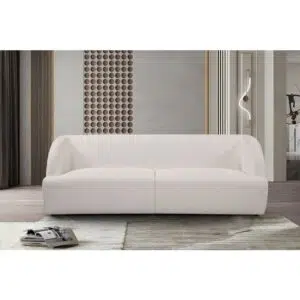Orkney 3 Seater Sofa - White Boucle