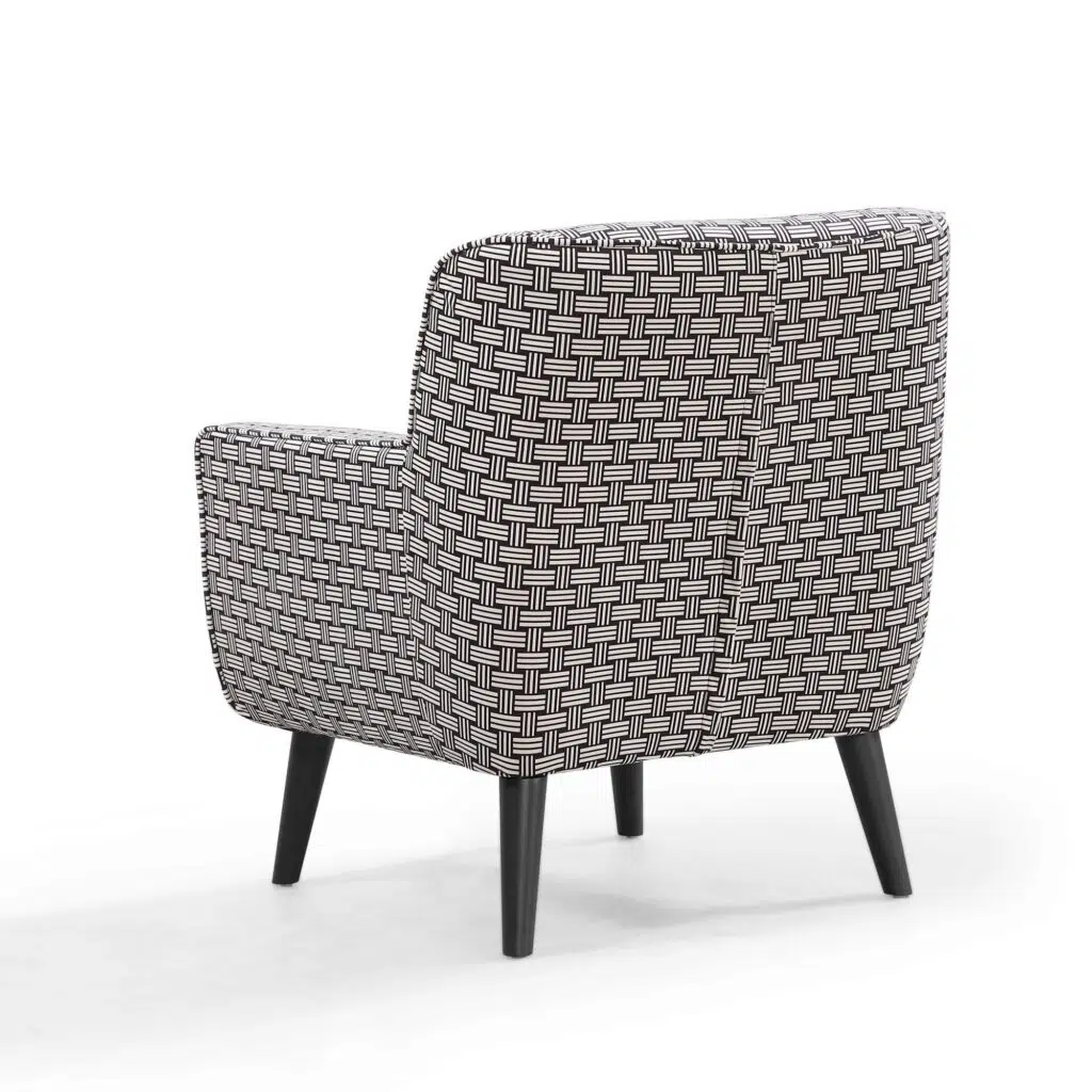 Georgia Armchair - Monochrome Weave