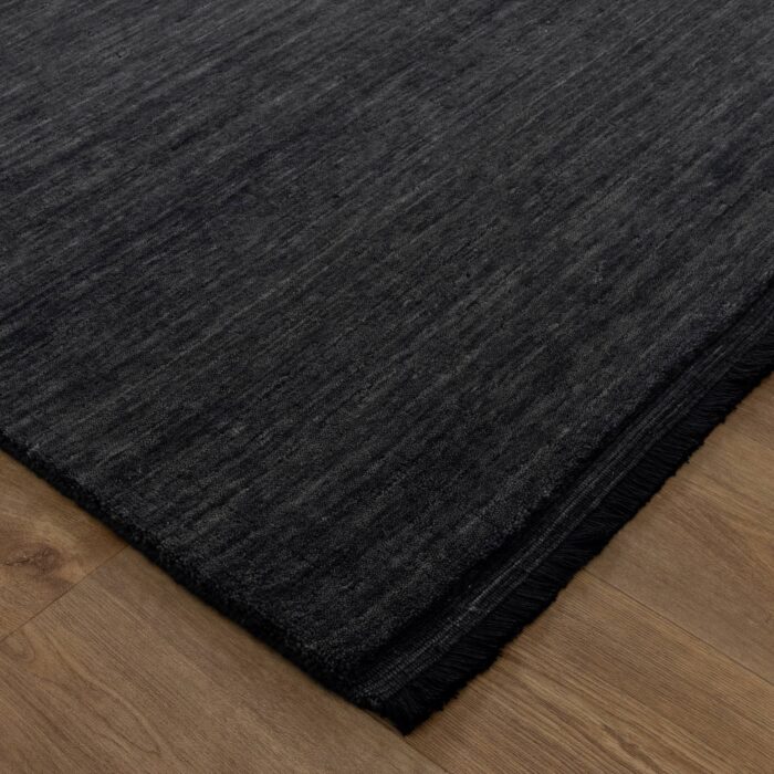 Charleston Hand-Knotted Wool Charcoal Rug