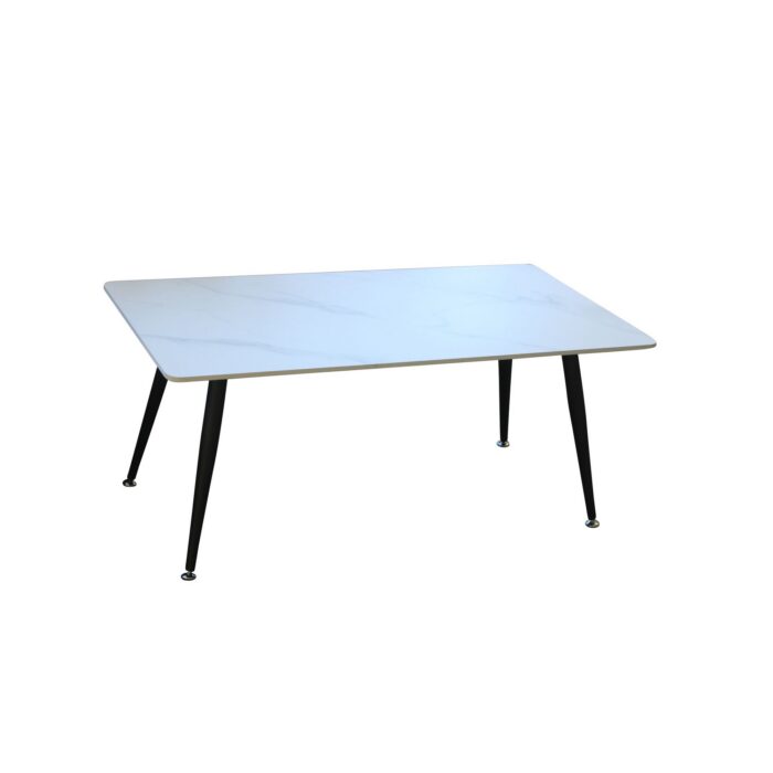 Vito Sintered Stone Coffee Table 110cm - White
