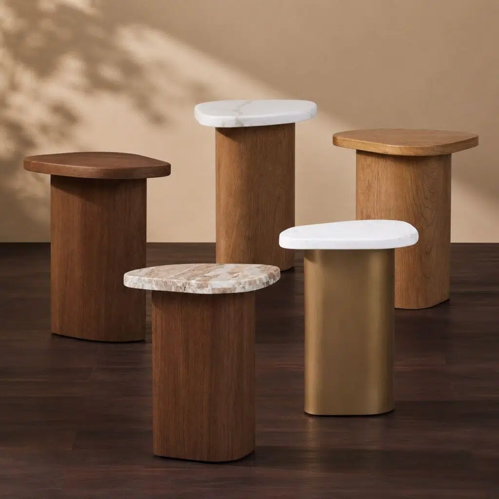 Solstice Side Table - Walnut