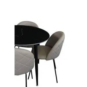 Florin Dining Chair - Beige Fabric