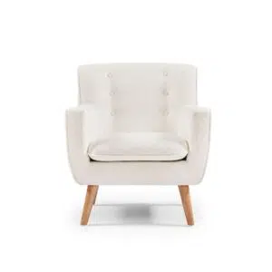 Georgia Armchair - White Boucle