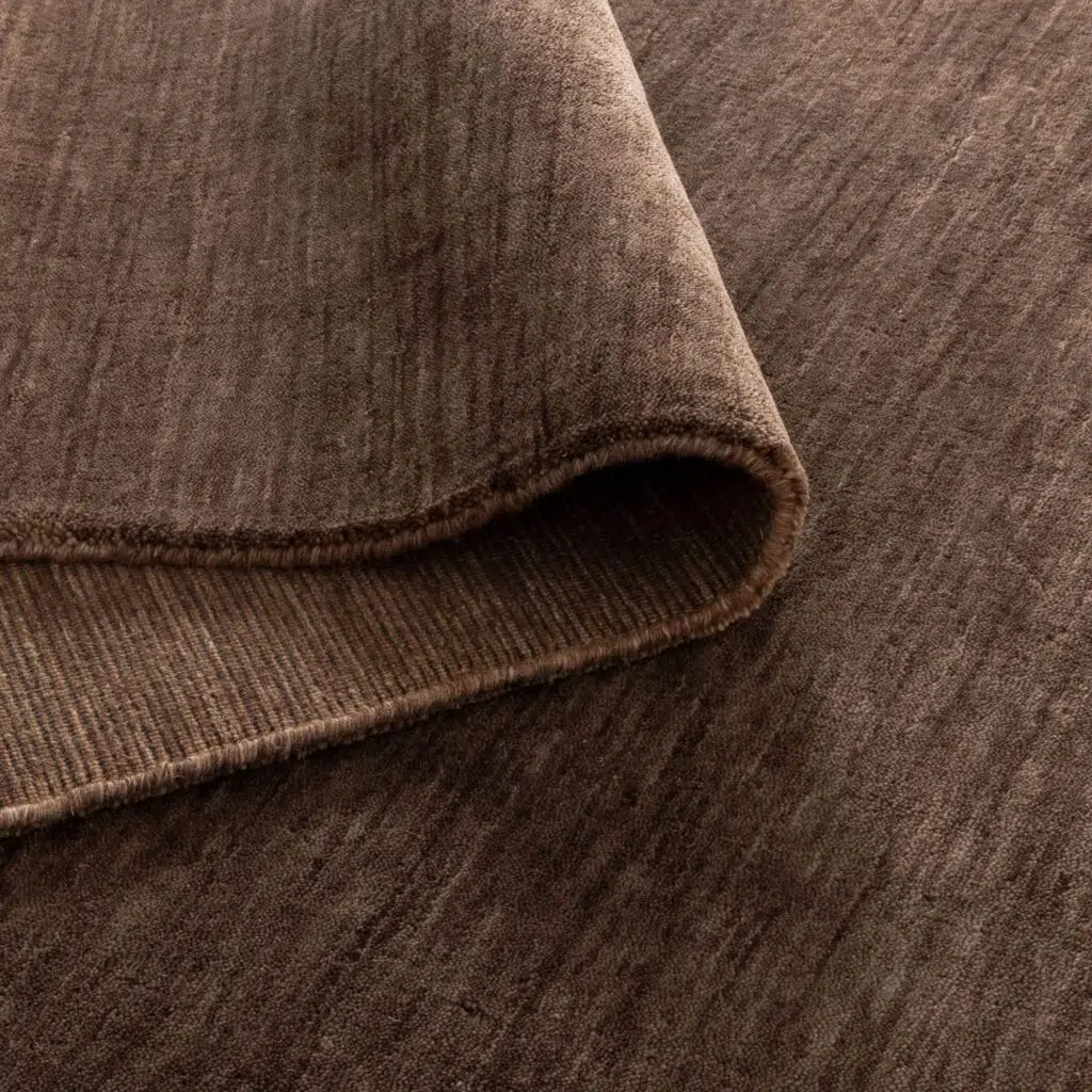 Charleston Hand-Knotted Wool Brown Rug