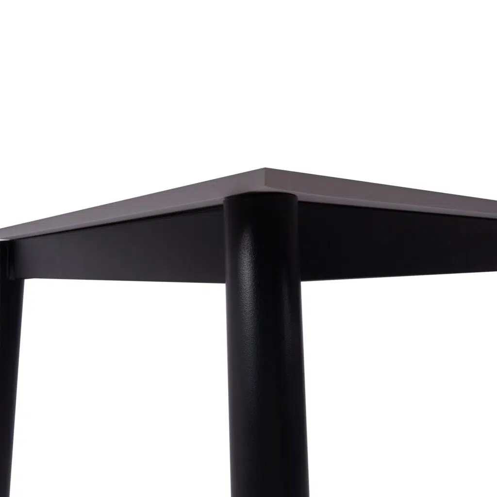Fiore 120cm Sintered Stone Dining Table - Black Marble Look