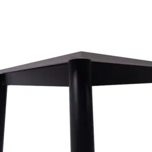 Fiore 120cm Sintered Stone Dining Table - Black Marble Look
