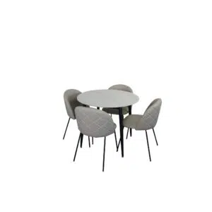 Florin Dining Chair - Beige Fabric