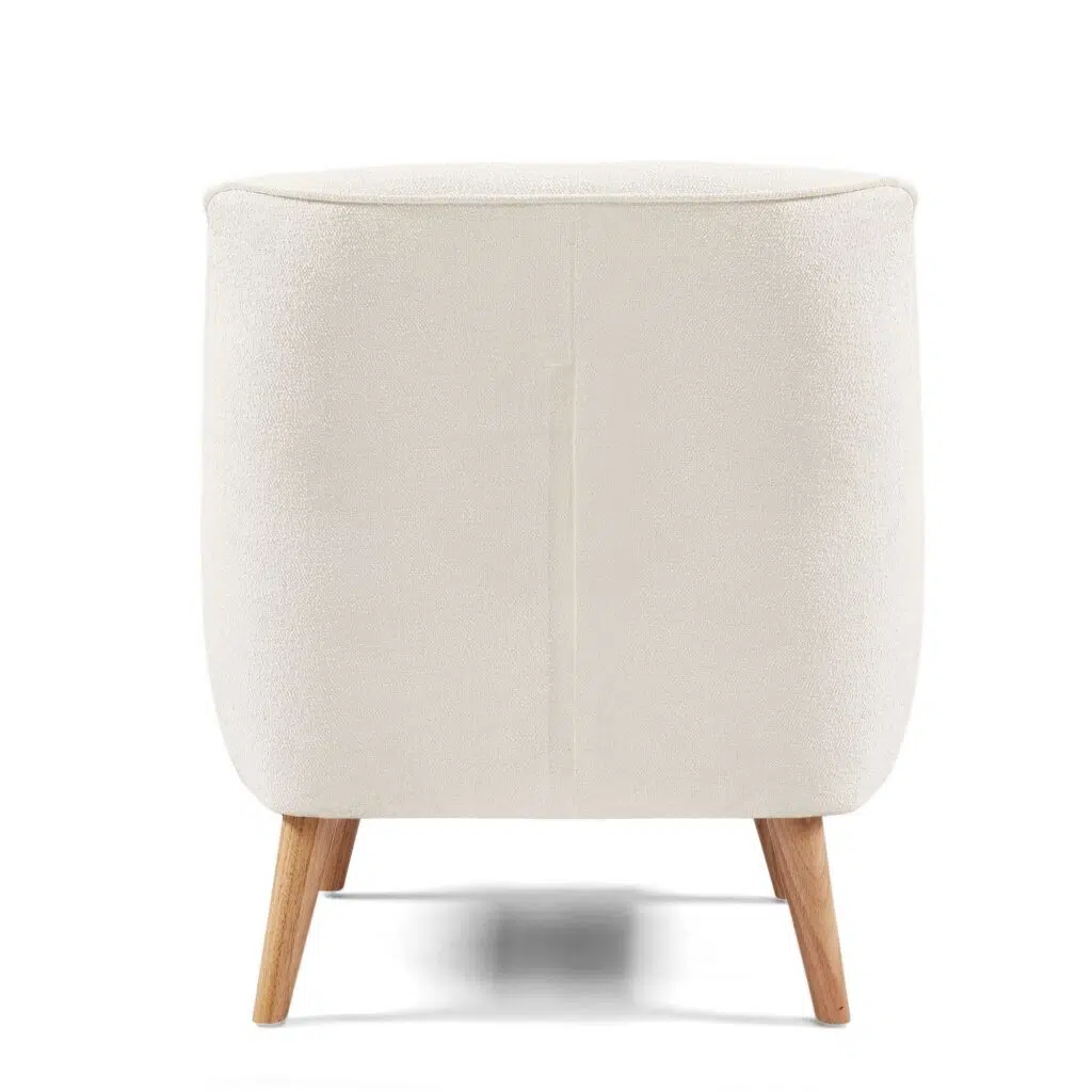Georgia Armchair - White Boucle