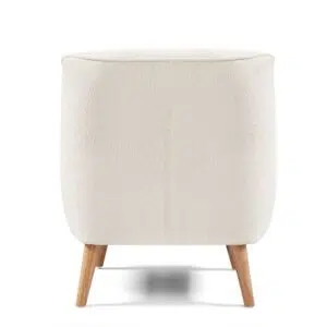 Georgia Armchair - White Boucle