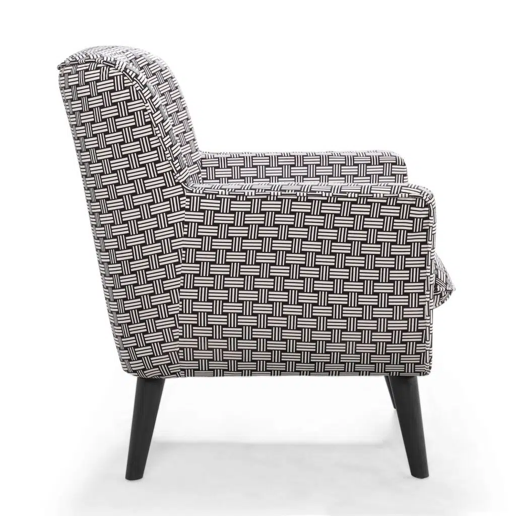 Georgia Armchair - Monochrome Weave