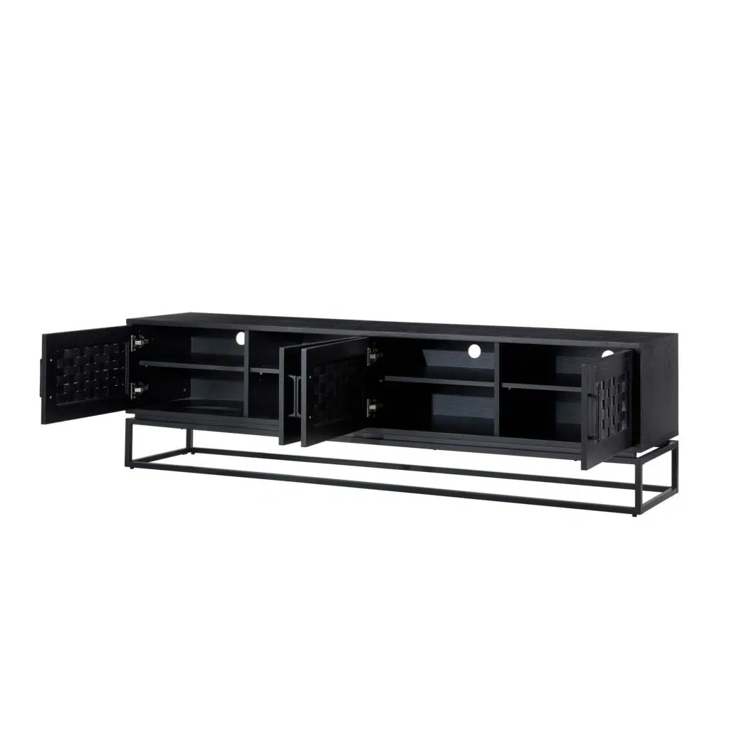 Brittania Entertainment Unit 200cm - Black
