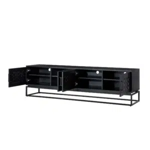Brittania Entertainment Unit 200cm - Black