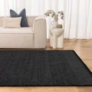 Charleston Hand-Knotted Wool Charcoal Rug