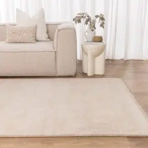Charleston Hand-Knotted Wool Beige Rug