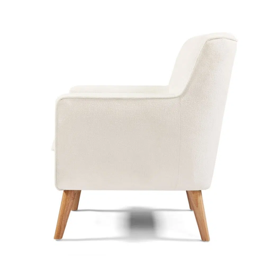 Georgia Armchair - White Boucle