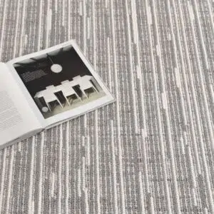 Berno Silver Ivory Loop Lines Rug