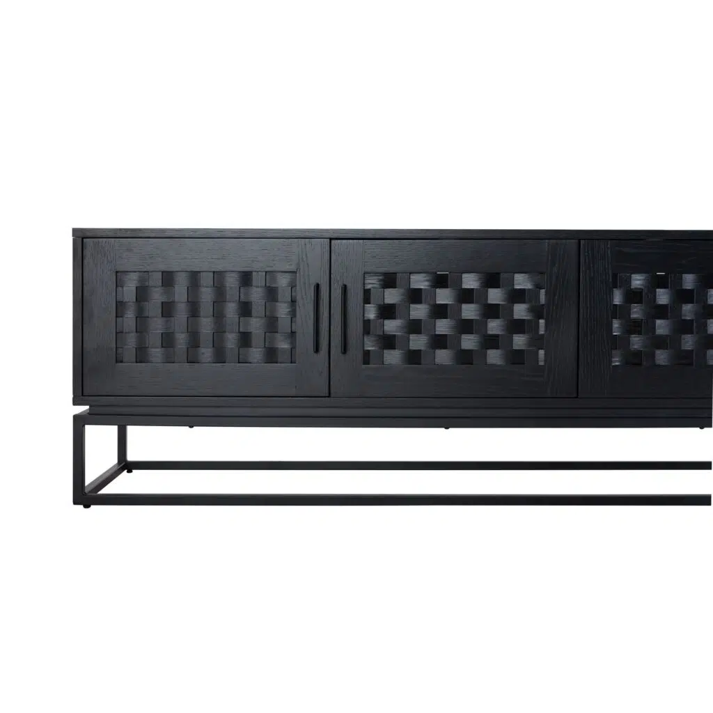 Brittania Entertainment Unit 200cm - Black