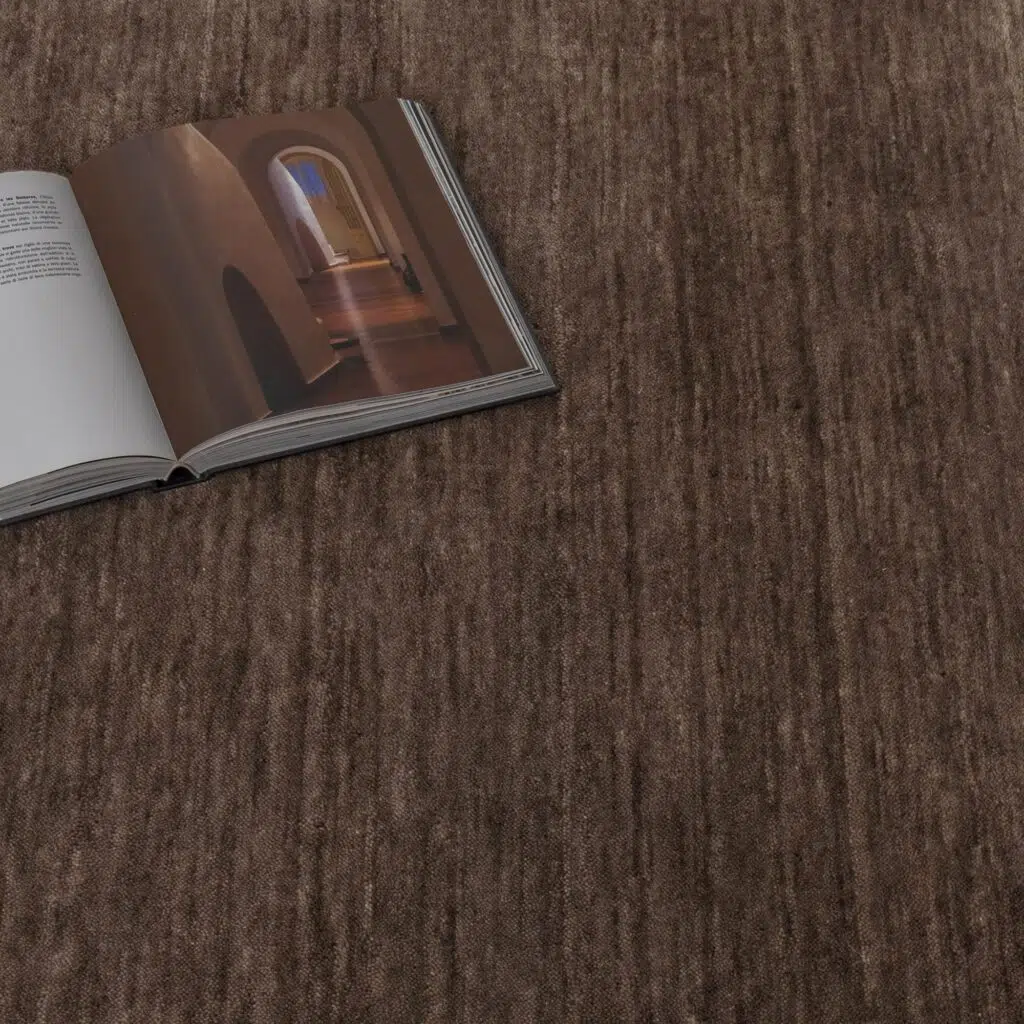 Charleston Hand-Knotted Wool Brown Rug