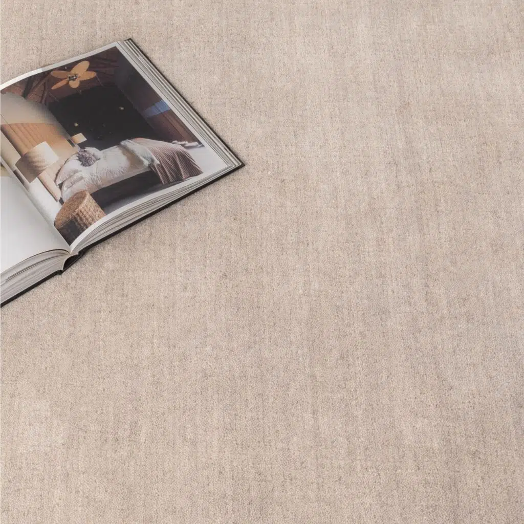 Charleston Hand-Knotted Wool Beige Rug