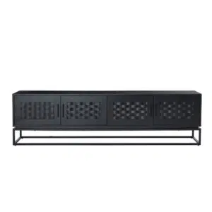 Brittania Entertainment Unit 200cm - Black