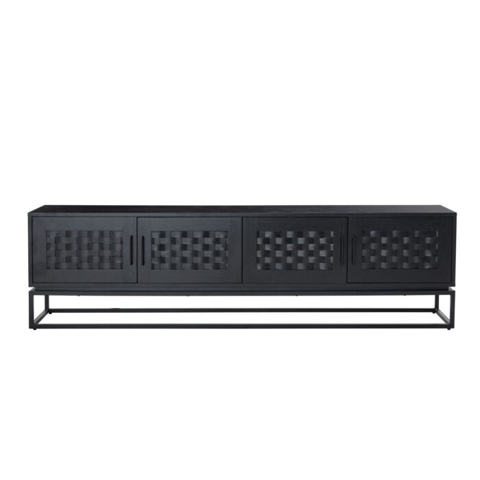 Brittania Entertainment Unit 200cm - Black