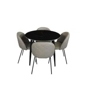 Florin Dining Chair - Beige Fabric