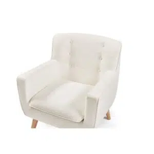 Georgia Armchair - White Boucle