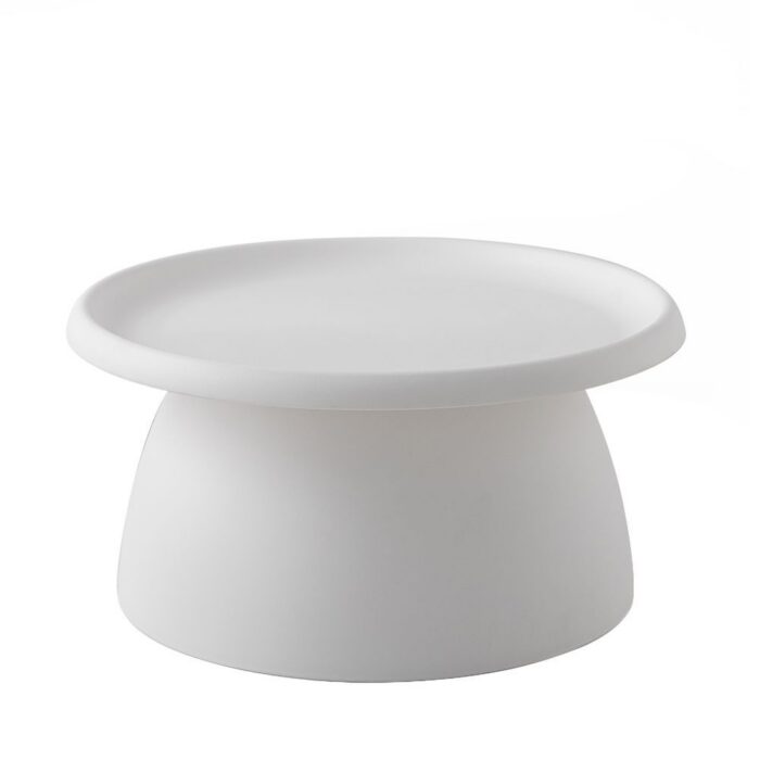 Mello Mushroom Coffee Table 71cm - Ivory White
