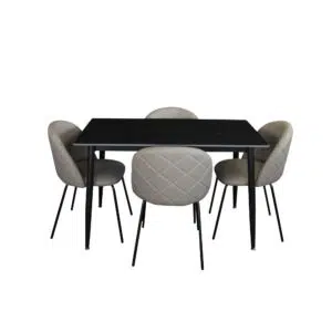 Florin Dining Chair - Beige Fabric