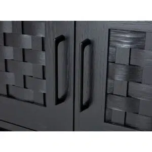 Brittania Entertainment Unit 200cm - Black